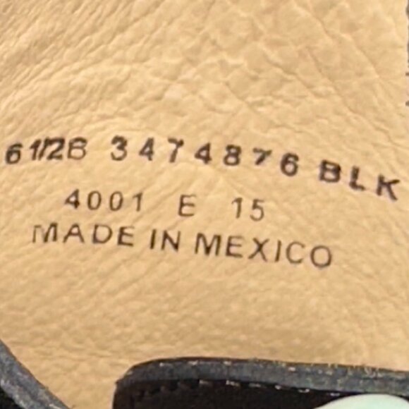 FRYE Tyler Double Zip Leather Combat Moto Laced Ankle Boots Black 6.5 - Picture 8 of 13